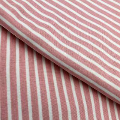 Antibacterial fabric Cotton Silver Spandex Knitted Stripe fabric for bedding and clothes